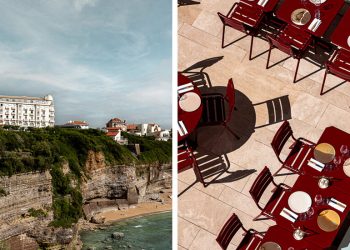 Bir Kayalığın Üzerine Tünemiş Yeni Bir Fransız Oteli